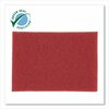 3M Low-Speed Buffer Floor Pads 5100, 12 x 18, Red, 20PK 7000045974